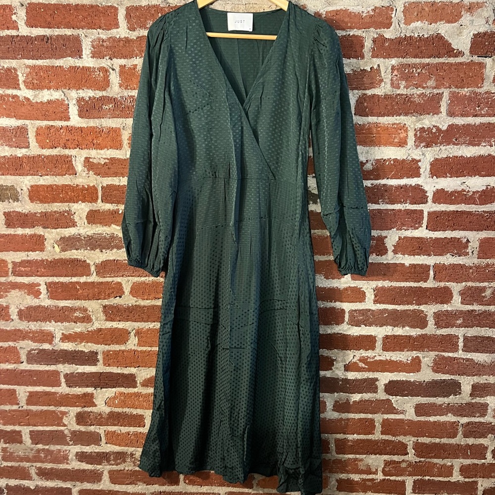 Dark Green Long Sleeve Dress